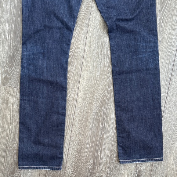 Citizens Of Humanity Ava Dark Blue Low Rise Straight Leg Jeans Size 31 - Picture 9 of 10